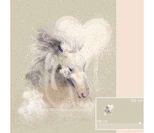 Bio Jersey Lillestoff - Mein Pferd, mein Freund